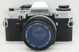 OLYMPUS OM-1　フイルムカメラ ZUIKO MC Auto- S 1:1.8 f=50mm 【HY030】