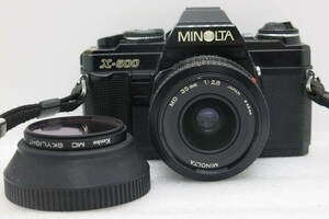 MINOLTA x-500 フイルムカメラ MD 1:2.8 f= 35mm 【HY031】