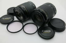 Canon ZOOM LENS EF 28-80mm 1:3.5-5.6IV / Canon ZOOM LENS EF 80-200mm 1:4.5-5.6 【HY032】 _画像1