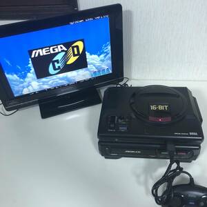 ■MEGA CD メガCD ＋ メガドライブ 本体 セット セガ SEGA■動作確認済 半ジャンク■※説明文をよくお読み下さい。