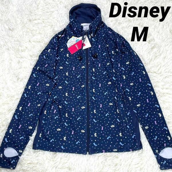 新品 Disney ディズニー Mickey ミッキーマウス 長袖ラッシュガード 水着 総柄 星 スター スイムウェア アウトドア 旅行 メッシュ スポーツ