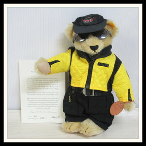 ▼Steiff シュタイフ テディベア EAN665424 ラルフローレン POLO BEAR ポロベア 021 35cm【KB【R2023-09-12-798