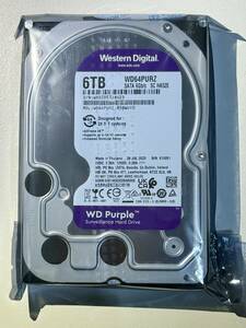 【高耐久】 WD Purple 監視システム用ハードディスクドライブ HDD3.5インチ 未使用品 Western Digital HDD 6TB WD Purple WD64PURZ