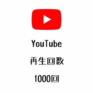 高品質 YouTube ユーチューブ 再生回数 再生数 1000回