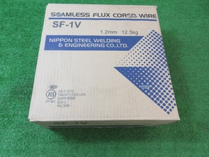 未使用品【 日鉄溶接工業 】 SF-1V シームレスフラックス入ワイヤ 1.2mm 12.5Kg