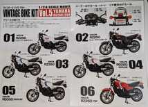 YAMAHA 1982年RD250 （豪州仕様）　ヴィンテージバイクキットVol.5　1/24　ヤマハ　エフトイズ　F-toys_画像4