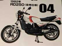 YAMAHA 1982年RD250 （豪州仕様）　ヴィンテージバイクキットVol.5　1/24　ヤマハ　エフトイズ　F-toys_画像1