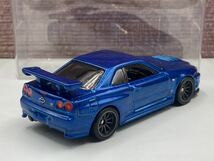 即決有★HW hotwheels ホットウィール 日産 スカイライン GT-R R34 FAST&FURIOUS NISSAN SKYLINE ワイルドスピード★ミニカー ルース_画像2