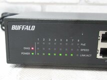 ▲Ω 新Q 0002♪ 保証有 BUFFALO【 BS-GS2008P 】バッファロー レイヤー2 Giga PoE スマートスイッチ 8ポート 領収書発行可・祝10000!取引_画像3