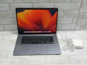 11122 Ω 新DCN 1626ｍ Apple MacBook Pro 16-inch 2019 A2141 / macOS Ventura 13.6.1 / 2.6GHz 6コア i7 / 32GB / SSD:512GB