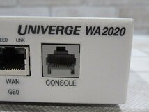 ▲Ω 新P 0107m 保証有 NECアクセステクニカ株式会社【 UNIVERGE WA2020 】ワイヤレスVPNルータ ・祝10000!取引突破!!_画像9