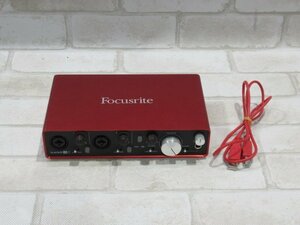 ▲Ω 新Q 0027◆ 保証有 Focusrite フォーカスライト Scarlett 2i4 2nd Gen オーディオインターフェース 通電確認済