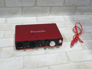 ▲Ω 新Q 0030◆ 保証有 Focusrite フォーカスライト Scarlett 2i4 2nd Gen オーディオインターフェース 通電確認済