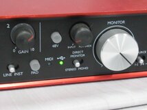 ▲Ω 新Q 0029◆ 保証有 Focusrite フォーカスライト Scarlett 2i4 2nd Gen オーディオインターフェース 通電確認済_画像4