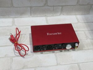 ▲Ω 新Q 0048◆ 保証有 Focusrite フォーカスライト Scarlett 2i4 2nd Gen オーディオインターフェース 通電確認済