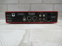 ▲Ω 新Q 0049◆ 保証有 Focusrite フォーカスライト Scarlett 2i4 2nd Gen オーディオインターフェース 通電確認済_画像3