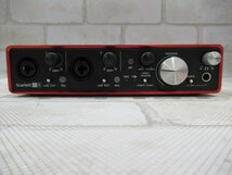 ▲Ω 新Q 0049◆ 保証有 Focusrite フォーカスライト Scarlett 2i4 2nd Gen オーディオインターフェース 通電確認済_画像2