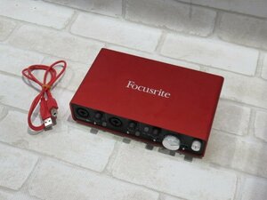 ▲Ω 新Q 0047◆ 保証有 Focusrite フォーカスライト Scarlett 2i4 2nd Gen オーディオインターフェース 通電確認済