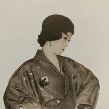 ◆ 戦前 女優 初代 水谷八重子 写真 麗人 鞆子 1930年頃 ◆ 映画 ブロマイド 古写真 大正 昭和 a_画像6
