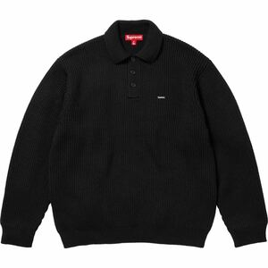 S Supreme 23AW Small Box Polo Sweater Black