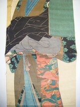 江戸 浮世絵 菊川 英山「虚無僧 竪二枚続」錦絵 彩色 木版 ukiyoe shunga_画像4