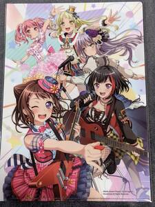 rb45 ★クリアファイル★ BanG Dream! バンドリ! スポーツ報知 特典　戸山香澄　湊友希那　美竹蘭　弦巻こころ　丸山彩