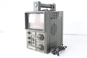 【ト福】ナショナル RANGER-505 小型白黒ブラウン管テレビ 通電確認済み 当時物 トランジスタ TR-505A LBZ01LAF23