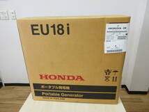 22984 新品 未使用 未開封 HONDA ホンダ ポータブル発電機 EU18i Portable Generater インバータ発電機 保証書有_画像1