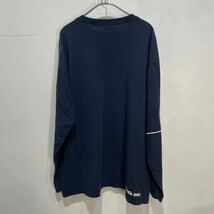 送料無料☆90s☆USA製☆NAUTICA JEANS COMPANY☆ノーティカ☆プリントロゴロンT☆長袖☆ネイビー☆XL☆K23_画像8