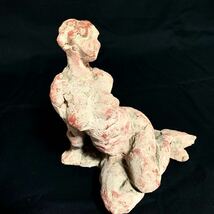 木内克 テラコッタ裸婦像 共箱 日本美術 置物 彫刻美術 彫刻家 裸婦 美人_画像3