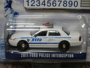 1/64 グリーンライト GL NYPD 2011 FORD POLICE INTERCEPTOR フォード