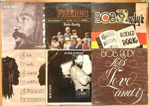 ■※JKTジャンク扱い多数有■Bob Andy(ボブ・アンディ) LPx5+12inch レコード6枚セット! Song Book/Lots Of Love And I, Marcia Griffiths