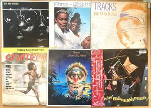 ■※JKTジャンク有■レゲエ/REGGAE関連 LPレコード合計6枚セット! Sly&Robbie/I Three/Jean Binta Breeze/Wally Badarou/サントラ