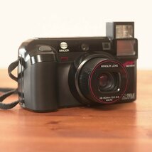 MINOLTA ミノルタ MAC-TELE QUARTZ DATE 38・80mm F2.8・5.6 フィルムカメラ 箱・説明書付き #_画像3