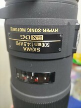 SIGMA DG EX 500mm f4.5 APO ニコンFマウント　ケース付き HSM_画像2
