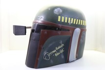 ドンポスト COLLECTOR HELMET&MASKS 1/1 スター・ウォーズ ボバ・フェット 直筆サイン入り マスク ヘルメット　511FF0A_画像1