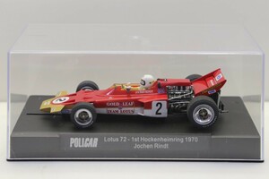 POLI CAR スロットカー 1/32 ゴールドリーフ ロータス72 1970年 ホッケンハイムリンクGP 優勝 #2 J.リント スロットルカー　511FF00/3