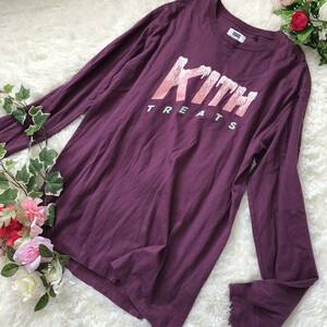 KITH メンズ カットソー 長袖 サイズM パープル