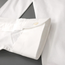 A.P.C. アーペーセー ブロード生地 ホワイトコットン カジュアルドレスシャツ 2(M) フランス製_画像7