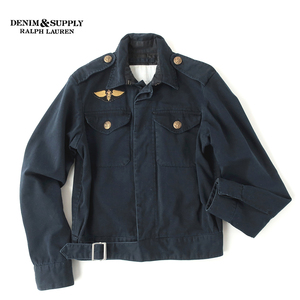 DENIM&SUPPLY RALPH LAUREN インディゴジャケット ライダースタイプ XS