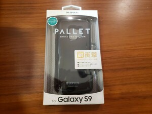 Galaxy S9 PALLET LEPLUS スマホケース 耐衝撃 ブラック