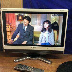 SHARP シャープ 液晶テレビ AQUOS アクオス LC-20D50 2010年製 リモコン付