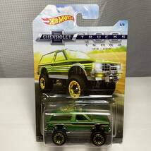 ☆ホットウィール☆ シェビー　ブレイザー　4×4 Hot Wheels _画像2