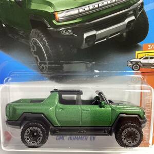 Pアソート ☆ホットウィール☆ GMC ハマー　EV 緑　Hot Wheels