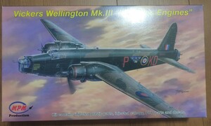 定形外発送可 1/72 ビッカース ウェリントン Mk.Ⅲ Vickers Wellington Hercules Engines MPM 72542 未組立