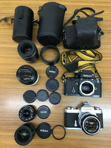 ★ Nikon F2 photomic Black Nikomat FTN 35mm 一眼レフ フィルムカメラ + Nikkor-S Auto 50mm f1.4 Nikkor-Q Auto 135mm f2.8 他 ★ #369