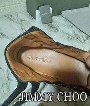 【1円】ジミーチュウ　スニーカー　ハイカット　JIMMY CHOO　スエード　ブラック　サイズ42（26.5～27.5㎝）_画像7