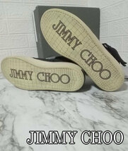 【1円】ジミーチュウ　スニーカー　ハイカット　JIMMY CHOO　スエード　ブラック　サイズ42（26.5～27.5㎝）_画像8