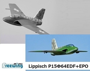 即決あり！Lippisch P.15Φ64EDF☆EPO製☆PNPフルセット