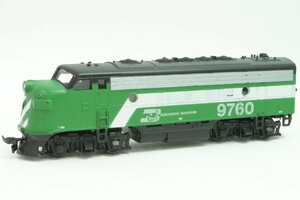 メーカー不明 ＊ [BURLINGTON NORTHERN] 機関車 動力付き 鉄道模型 HOゲージ ＊ #4391